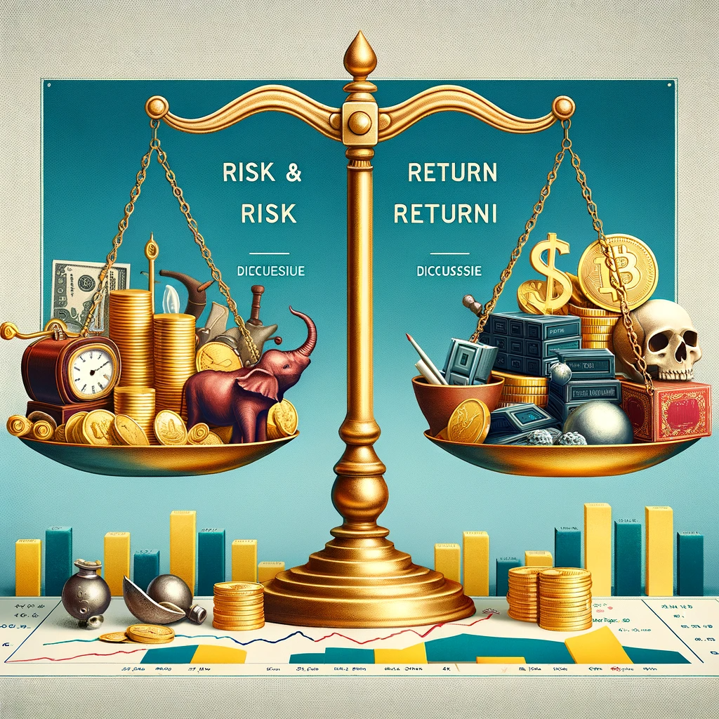 изображение рисков в инвестировании в предметы